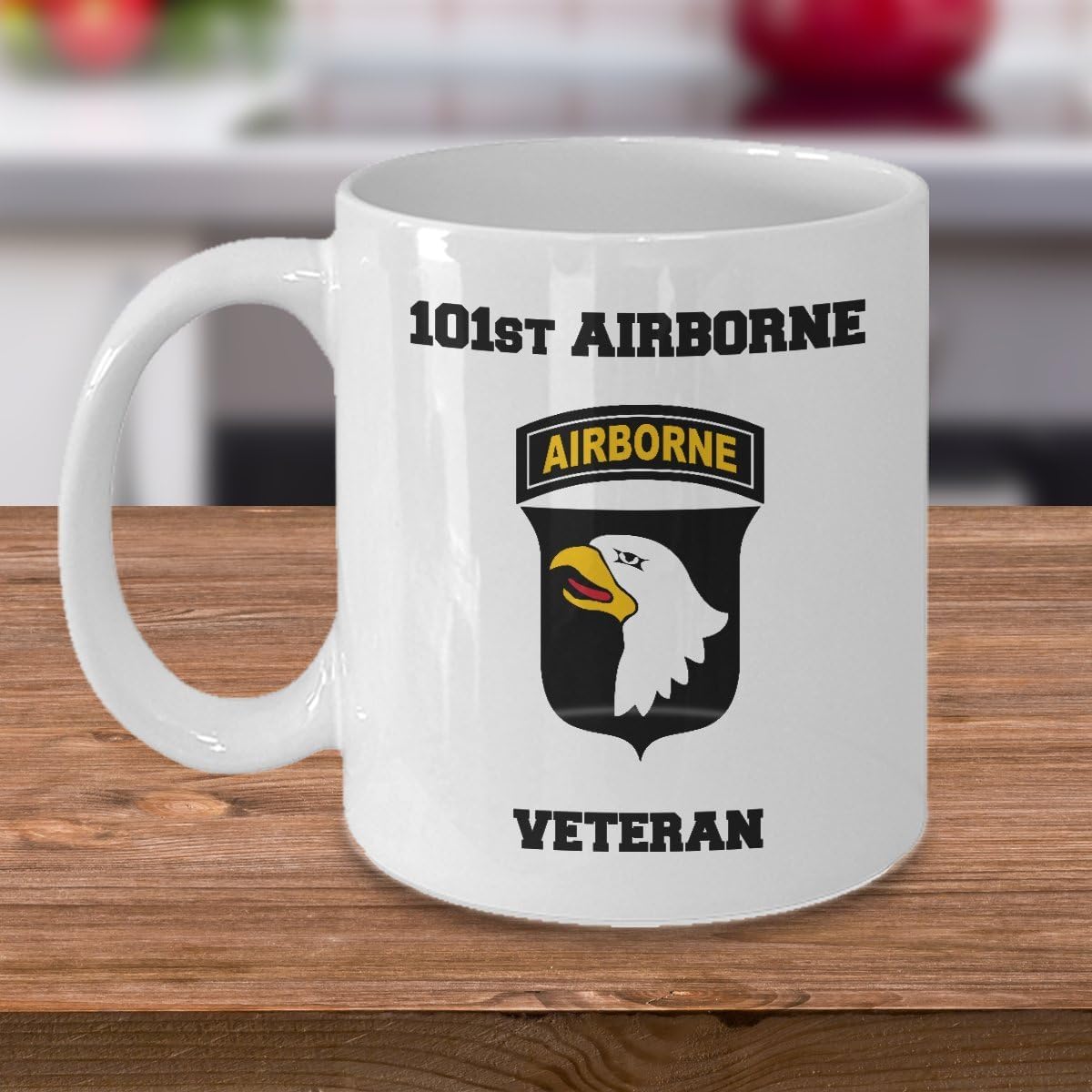 101st Airborne Coffee Mug - Veteran (White, 15oz) - Image 5