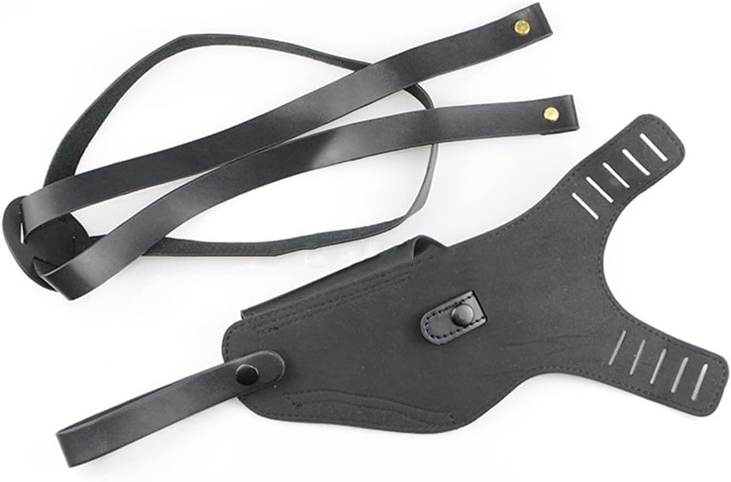 REHOOF Militare Borsa Nascosta per Ascelle, Fondina Verticale per Pistola Tattica in Pelle Fondina per Pistola A Spalla Destra,Regolabile per Tiro Sportivo per 17/17L/19/19X/20/2Z/23/32/G34/G45 A