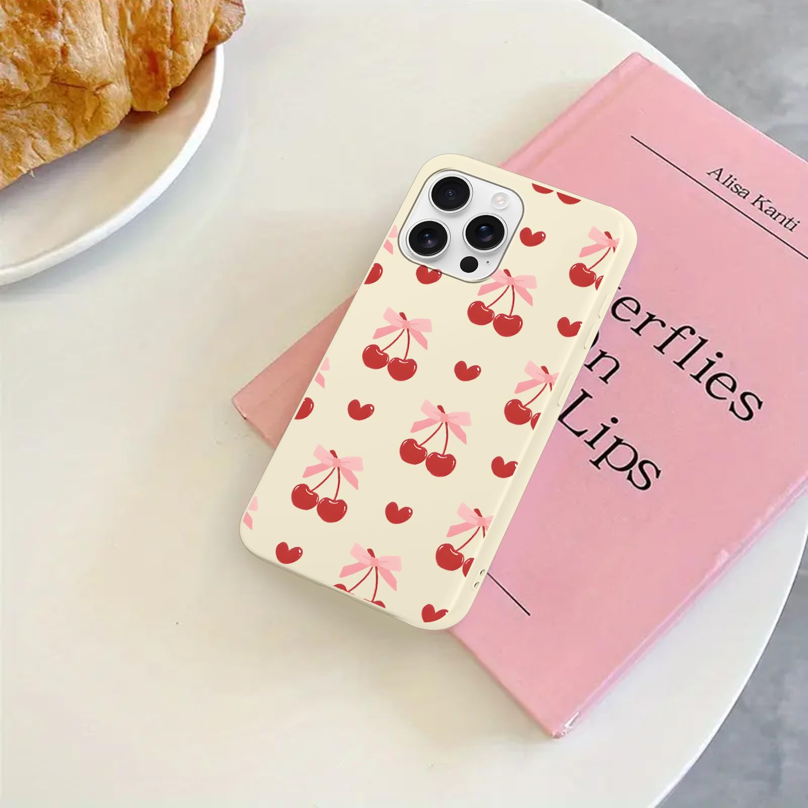 Amazon.com: Fashion Cherry Heart Phone Cases for iPhone 13 mini