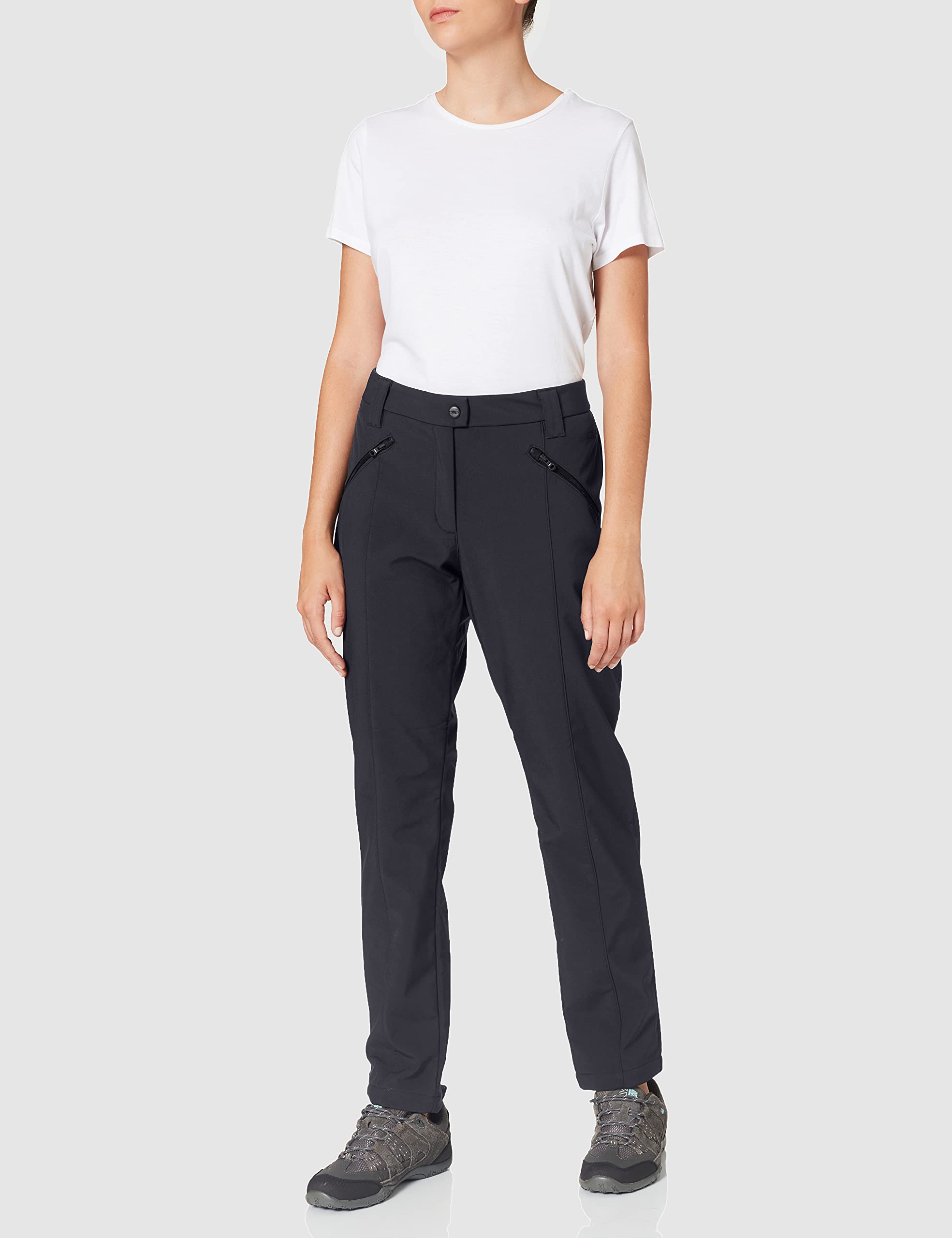 CMP Women's Softshellhose Mit Climaprotect Technologie Bottons. | Wetterschutz für jede Jahreszeit, Elastische Softshell, Weiche Innenseite, Bewegungsstark draußen