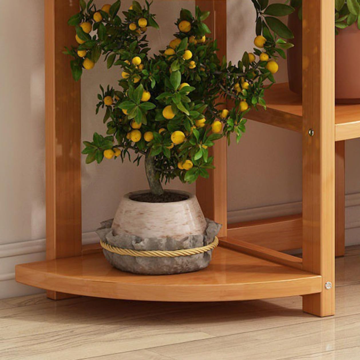 コーナーラック　花瓶台 Amazon.co.jp: フラワースタンド スリム コーナー タイプ01 ラック