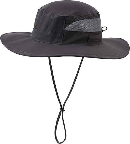 Miniatura 8 de Connectyle Sombrero de sol Boonie para hombre, protección UV, pesca, senderismo, camping, sombrero