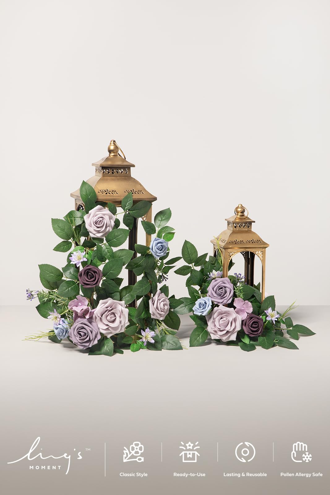 Amazon.com: Ling's moment 6Pack 2ft Artificial Flowers Garland
