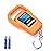SKEAP Digital Fish Scale Hanging Scale Fishing Scale,110lb/50kg Luggage Scale,Upgrade Large Handle & Backlit LCD Display, Electronic Balance Digital Fishing Postal Scale,Orange,Fishing Gifts for Men