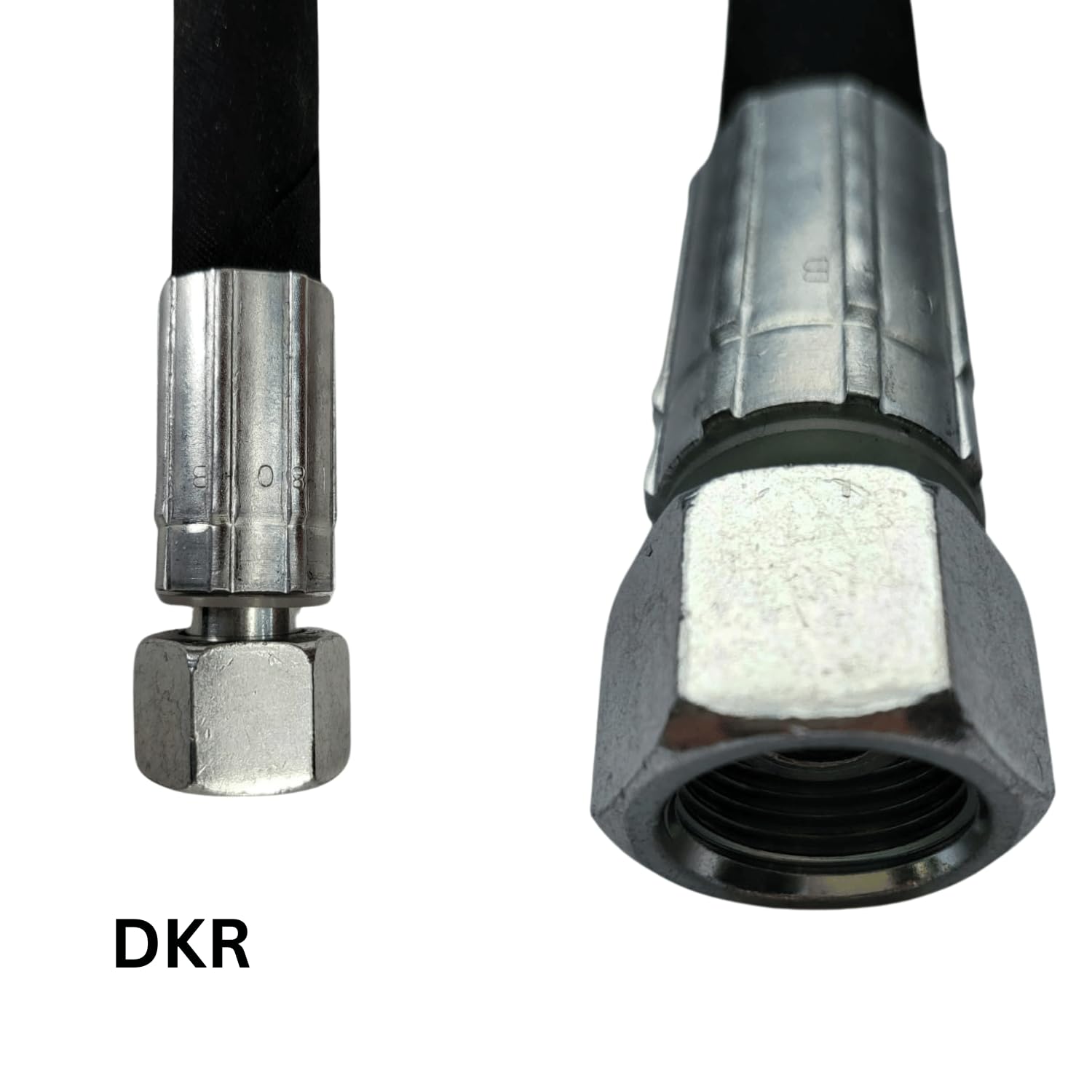 Hydraulikschlauch 7500mm 1SN DN06 | Gewinde G1/4" | DKR - AGR | Nenndruck 225bar