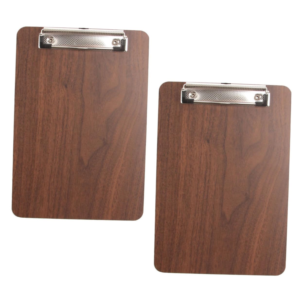 FUNOMOCYA 2pcs Menu Folder Menu Holder for Restaurant A4 Clipboards Practical Menu Clip Mini Clipboards School Clipboards Practical Menu Board Clip Menu Holder for Home Wooden Light Brown