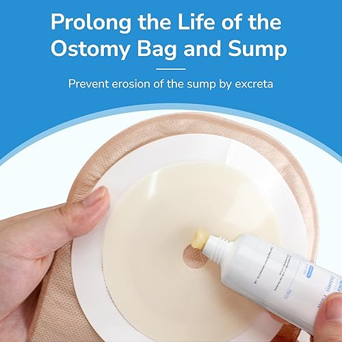 Miniatura 6 de Pasta de ostomía Suministros de ostomía, pasta de barrera para la piel sin alcohol, pasta estomahesiva para reducir la fuga de bolsas de colostomía,