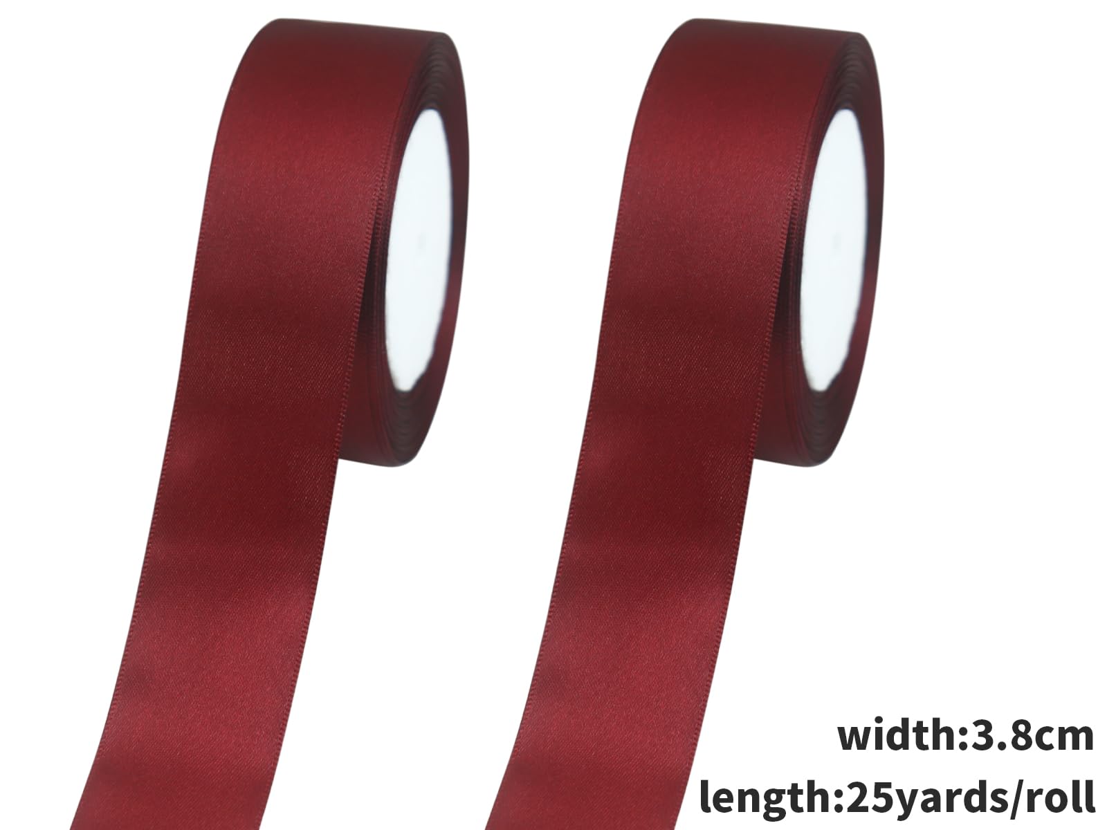 Ruban Satin Marron 6mm Double Face Satin Vendu Au Mètre