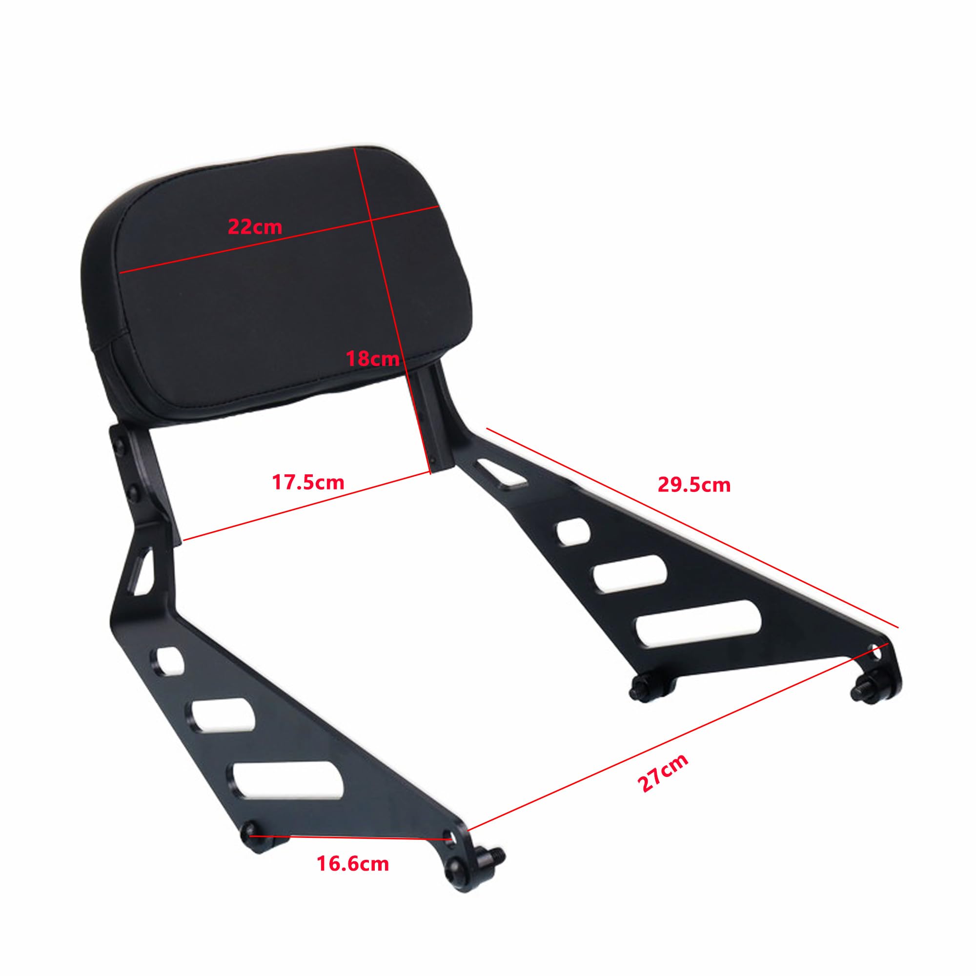 Amazon | Yoothi 互換品 ホンダ バイク用 バックレスト レブル Rebel 