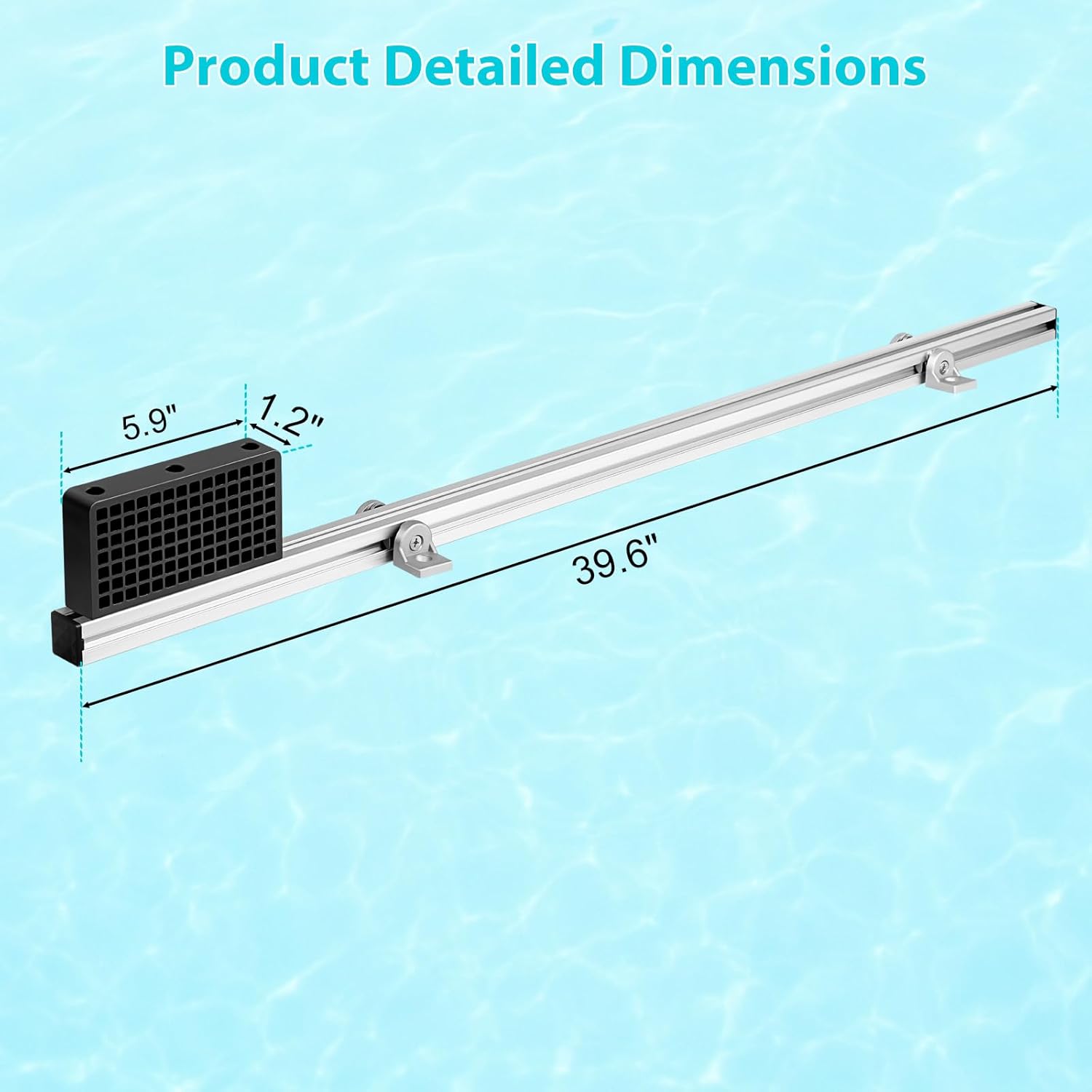 Kayak/Canoe Trolling Motor Mount Bracket & Fishing Accessories Mount Platform for Kayak/Canoe