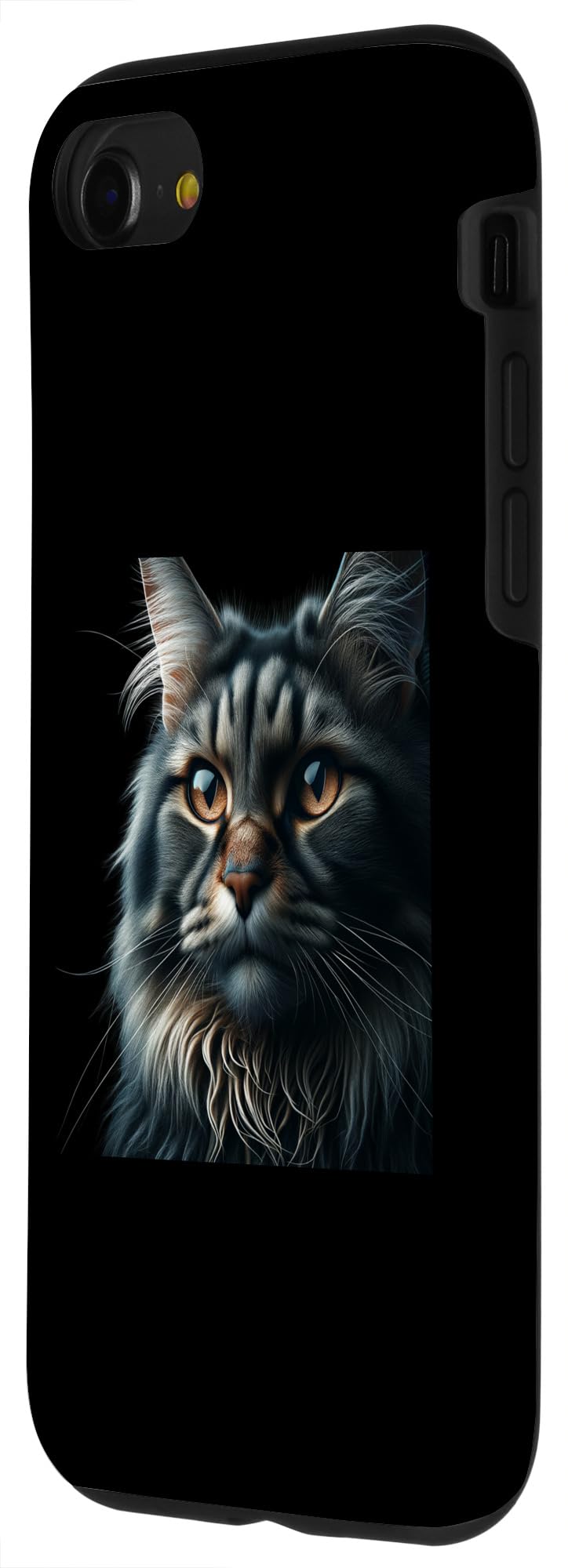 iPhone SE (2020) / 7 / 8 Manx Cat Shirt Cat Face Cute Cat Lover Cat Mom Dad Portrait Case - Image 2