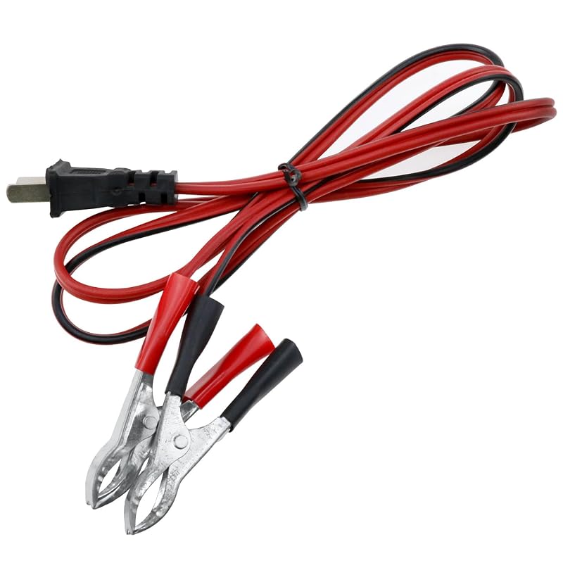 Cabo de carregamento em V para gerador Yamaha ET950, 12 V CC, trançado, 1,19 m