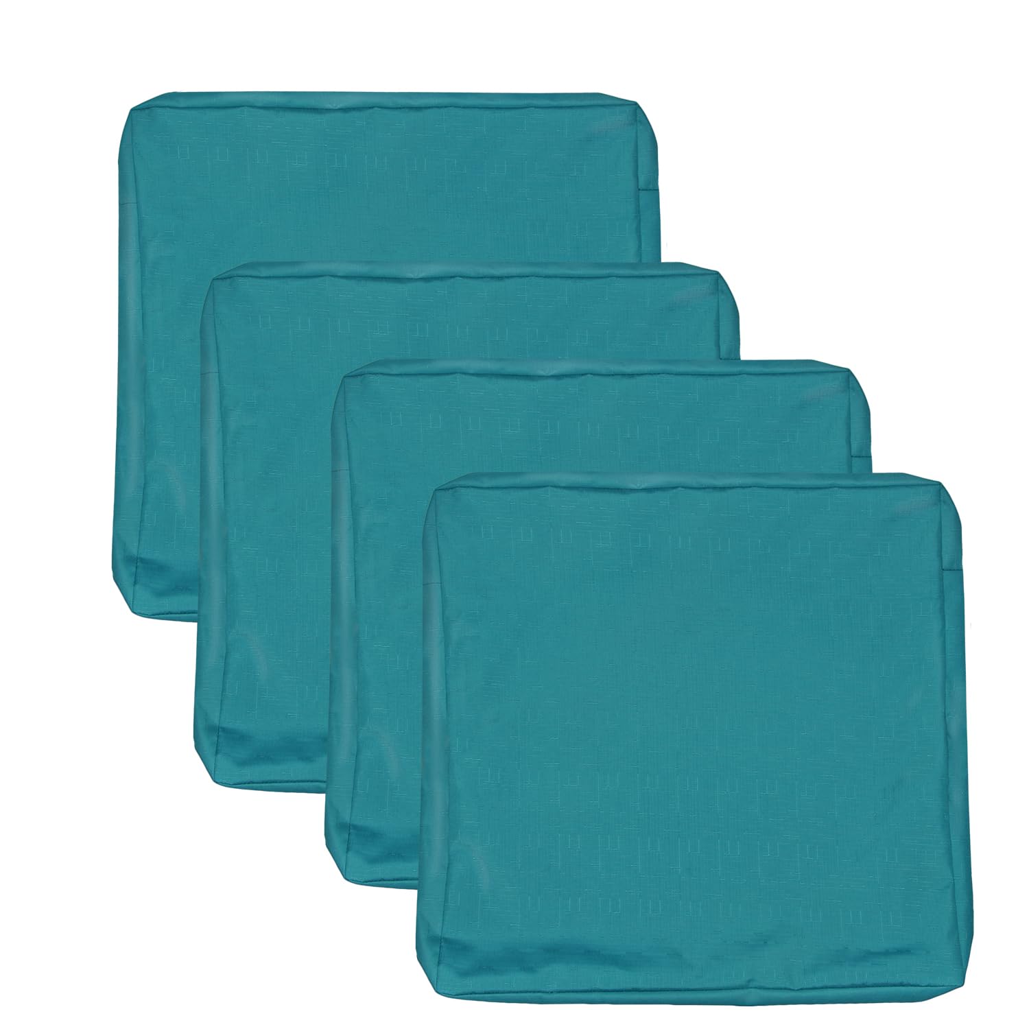 Teal Patio Seat Covers - Waterproof Cushion Slipcovers -1