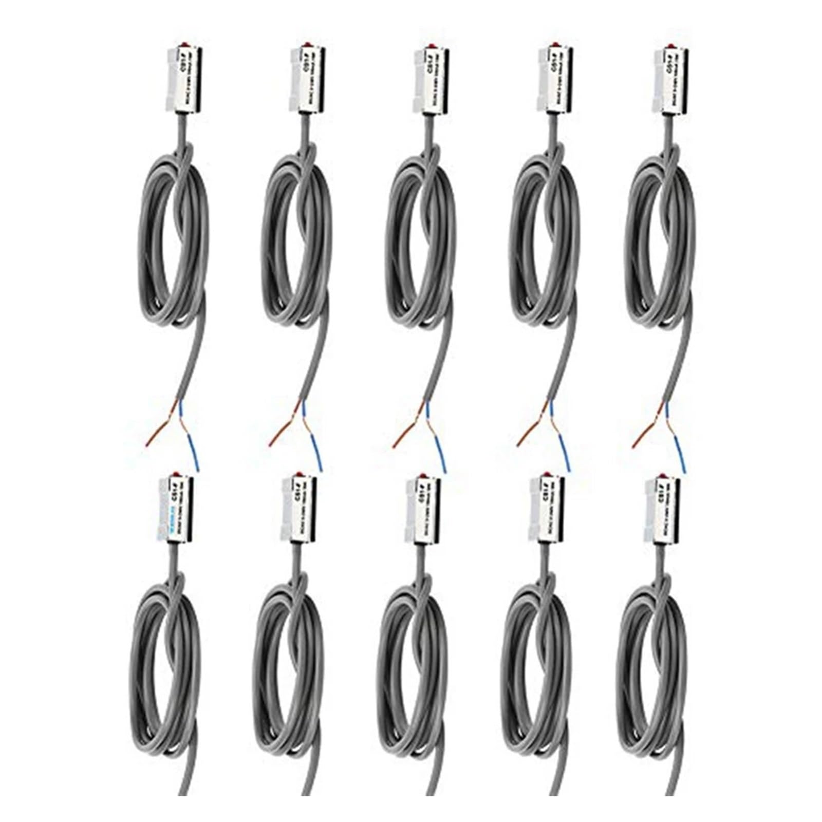 Interruptor de sensor magnético CS1-F cilíndrico soluciona errores de voltaje en automatización 7