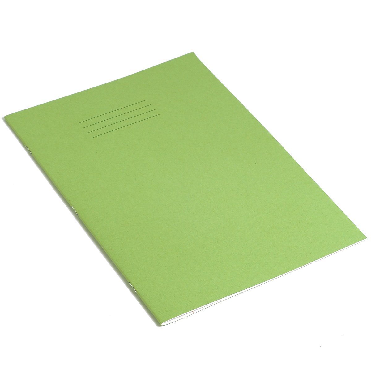 Rhino A4 Exercise Books, 32-Page / 8mm Lined with Margin Paper Notebook, 10-Pack, Office & School Stationery Supplies, Light Green