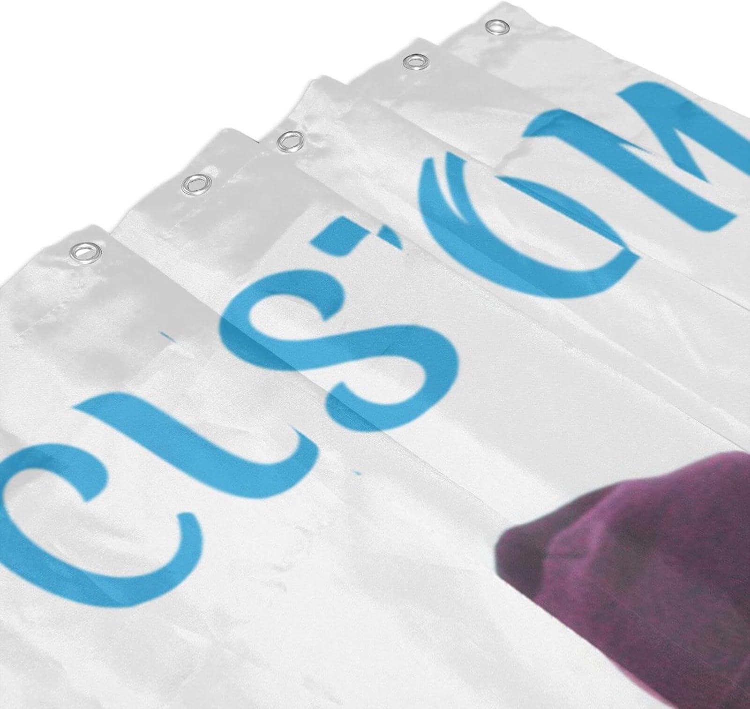 Custom Picture Shower Curtain with 12 Hooks Personalized Design Your Own Photo Logo Name Shower Curtains Waterproof Durable Bath Curtians Suitable for Decor Bathroom Gift (60 x 72 in)