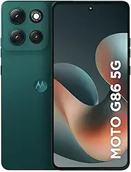 Smartphone Motorola Moto g86 5G - 512GB 24GB (8GB RAM+16GB Ram Boost) Tela 1.5K pOLED, 50MP Sony camera OIS Moto AI, videos em 4K, IP68 + IP69 - Verde Escuro