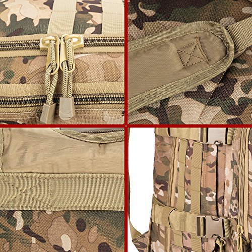 Outdoor 3 Day Expandable 40-64L Backpack Military Tactical Hiking Bug Out Bag #TOP7