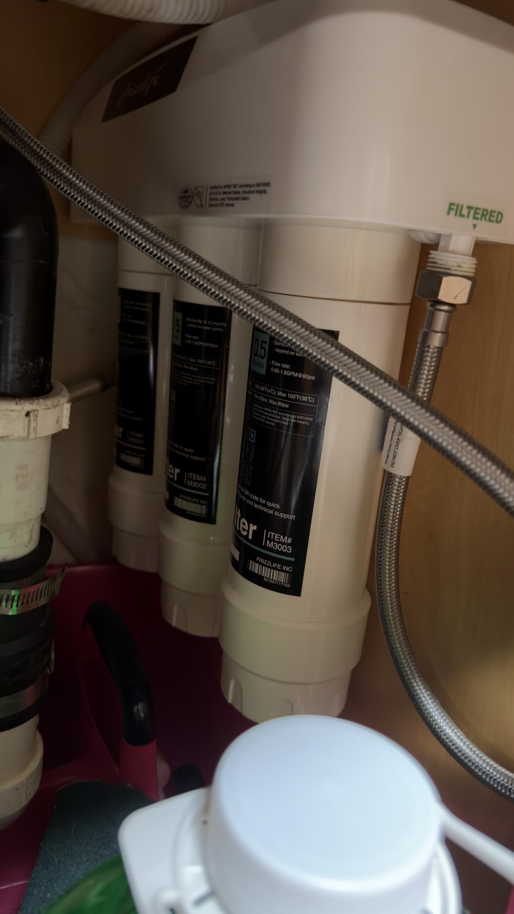 Frizzlife Under Sink Water Filter System, NSF/ANSI Rwanda | Ubuy