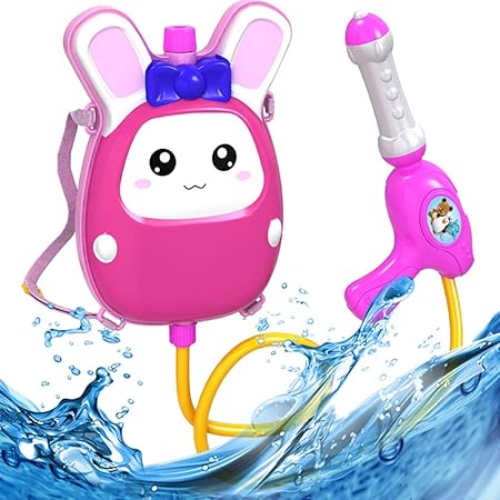 Amazon 水鉄砲 超強力飛距離 高性能 リュック ウォーターガン バックパック式 電動水鉄砲 スプラトゥーン 背負う 大容量 タンク型 水遊び 夏祭り 水鉄砲 おもちゃ