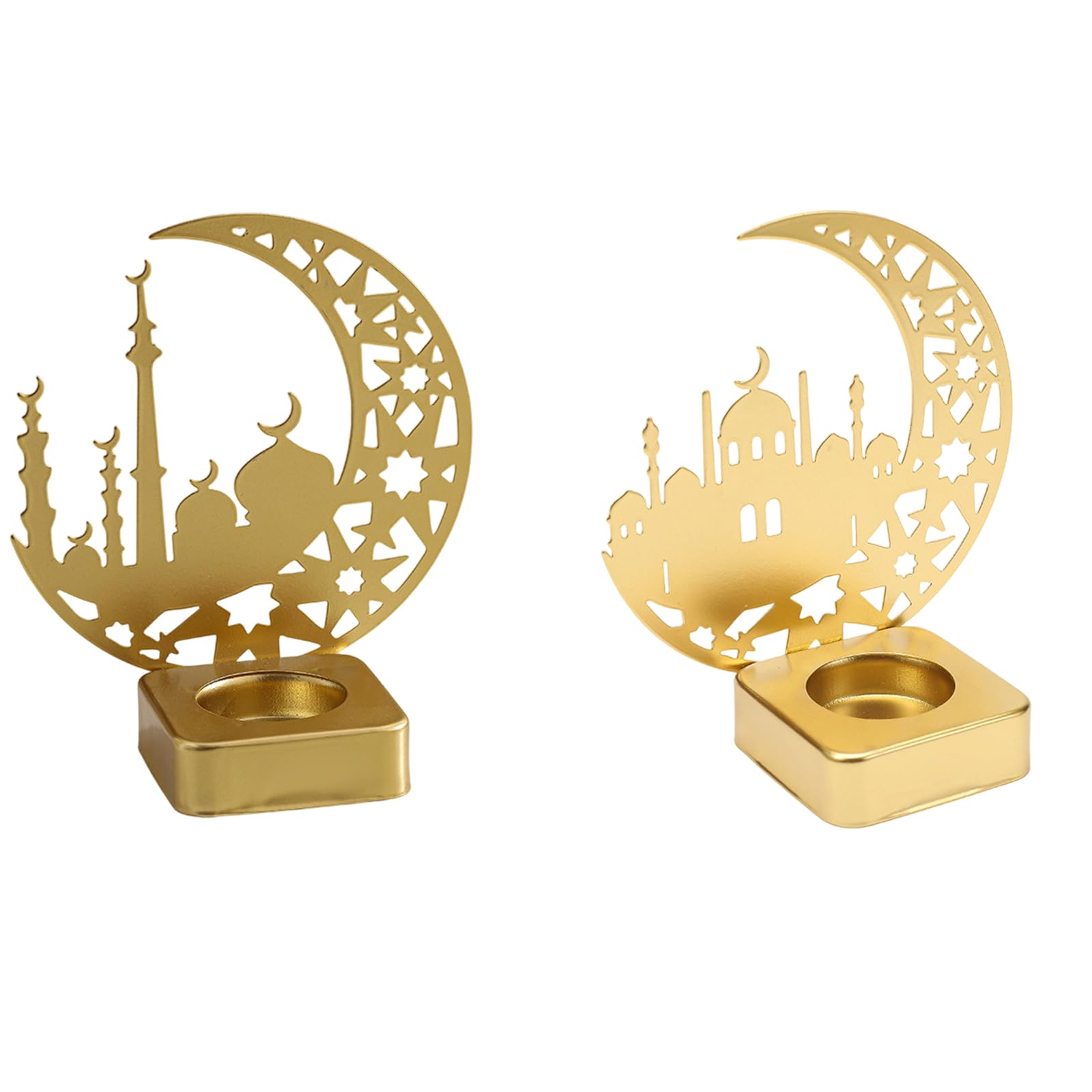 Hsioluted Multifunctional Iron Holder for Holiday Storage and Decorative Applications Islamics Table Centerpiece Table Decoration