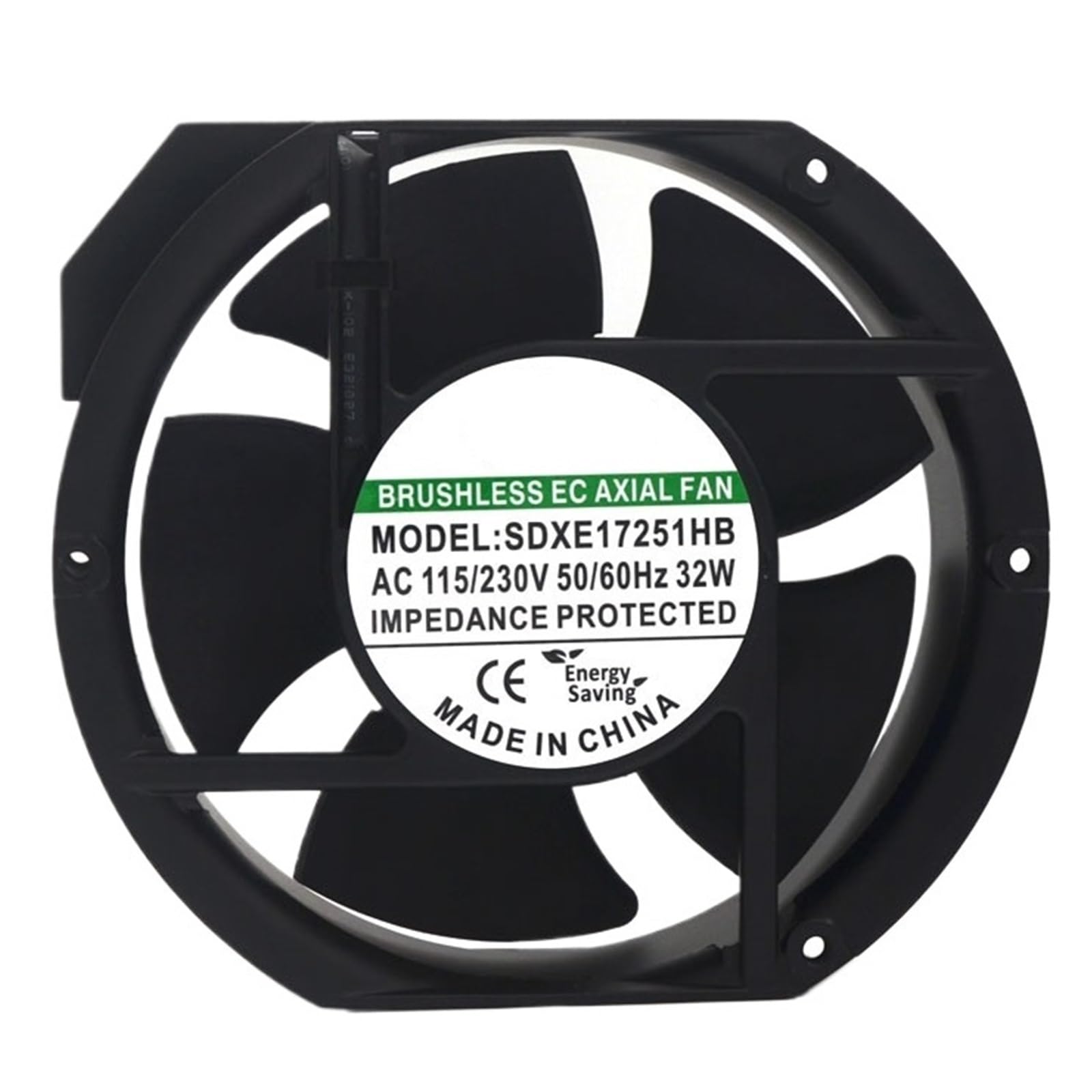 YMUGUEGH Fan 172x150x51mm, 100-240V AC, 4000RPM, 272CFM