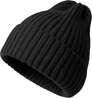 [AOY] ニット帽 レディース 冬 【軽量で柔らかい・厚手であったかい】 帽子 暖かい 防寒 防風 保温 あったかい 厚手 耐久性 柔らかい ふわふわ 締め付け感ゼロ ストレッチ性 無地 オシャレ シンプル ニットキャップ 防寒着 ニット帽子 ランニング