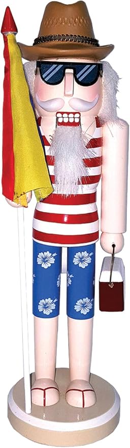 Santa's Workshop 70873 Day at The Beach Nutcracker, Multi, 14"