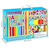 Itopstar Crafts for Kids -3000pcs+ Art Supplies Kids Art Supplies Great for School, Homeschool and Kindergarten DIY Crafting Projects-Giant Craft Box for Supplies #1