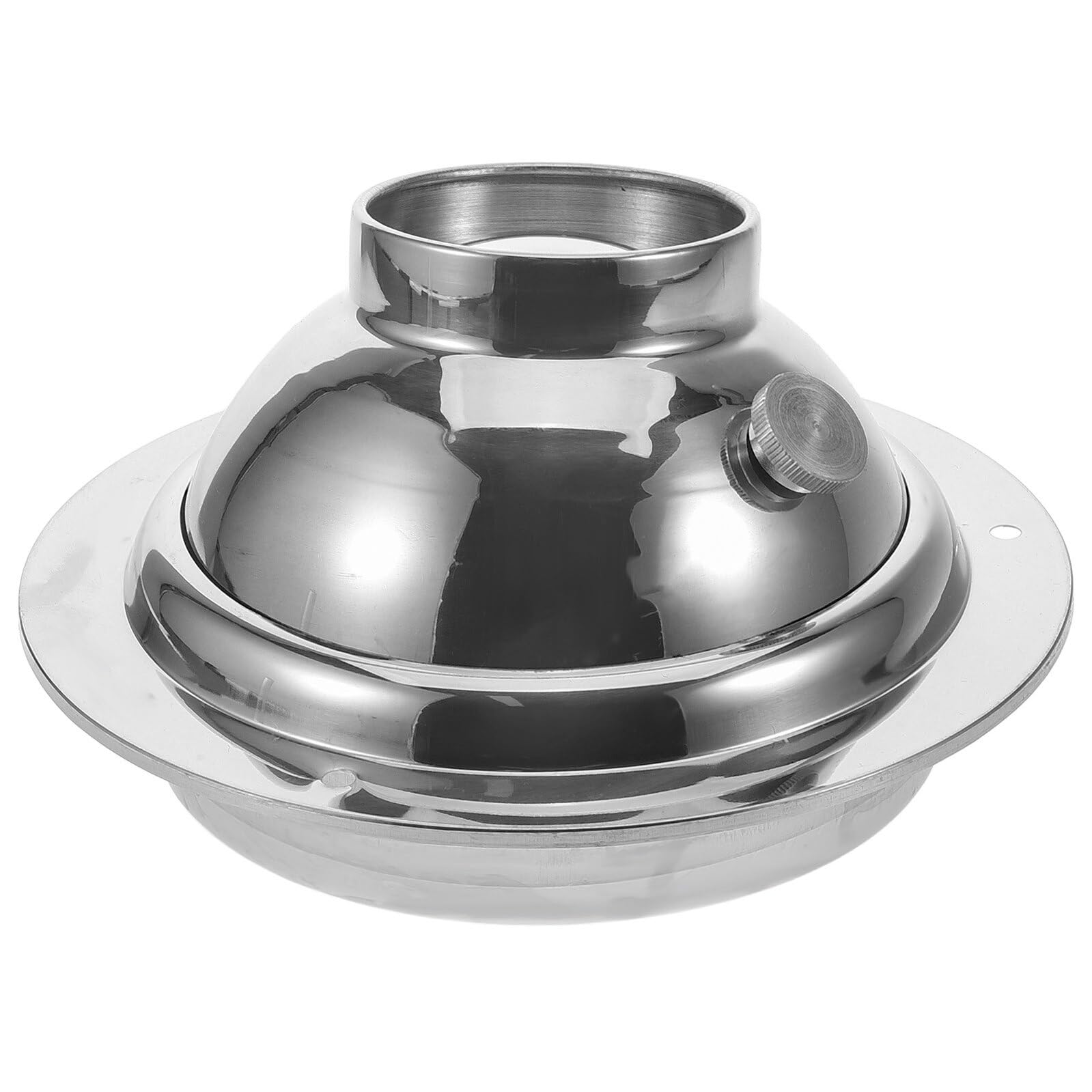 Grille d'aération ronde inox conduit extraction hotte cuisine évacuation fumée