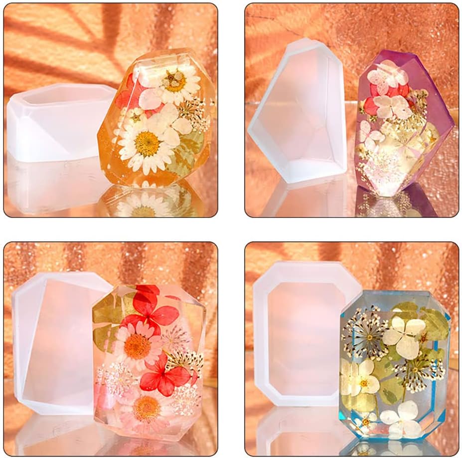 Buy MOEYURO Resin Molds for Flower Preservation Crystal Stone Resin