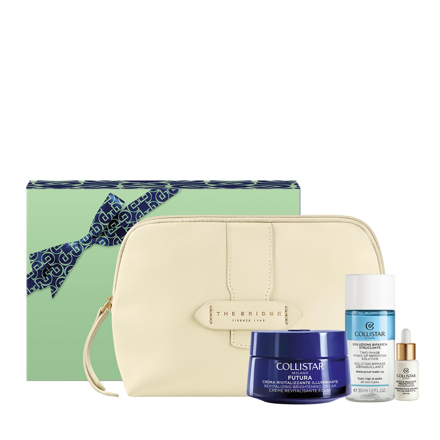 Collistar Cofanetto Regalo Donna, Crema Viso Futura Antirughe, con Pochette