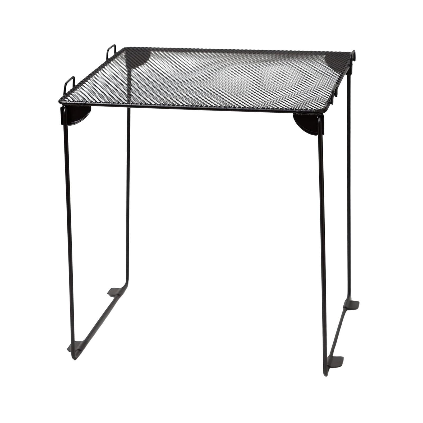Locker Shelf Multipurpose Practical Wear Resistant for Gym and Work Foldable Black|Home & Garden|Kitchen, Dining & Bar|Kitchen Storage & Organization|Racks & Holders-picture-11