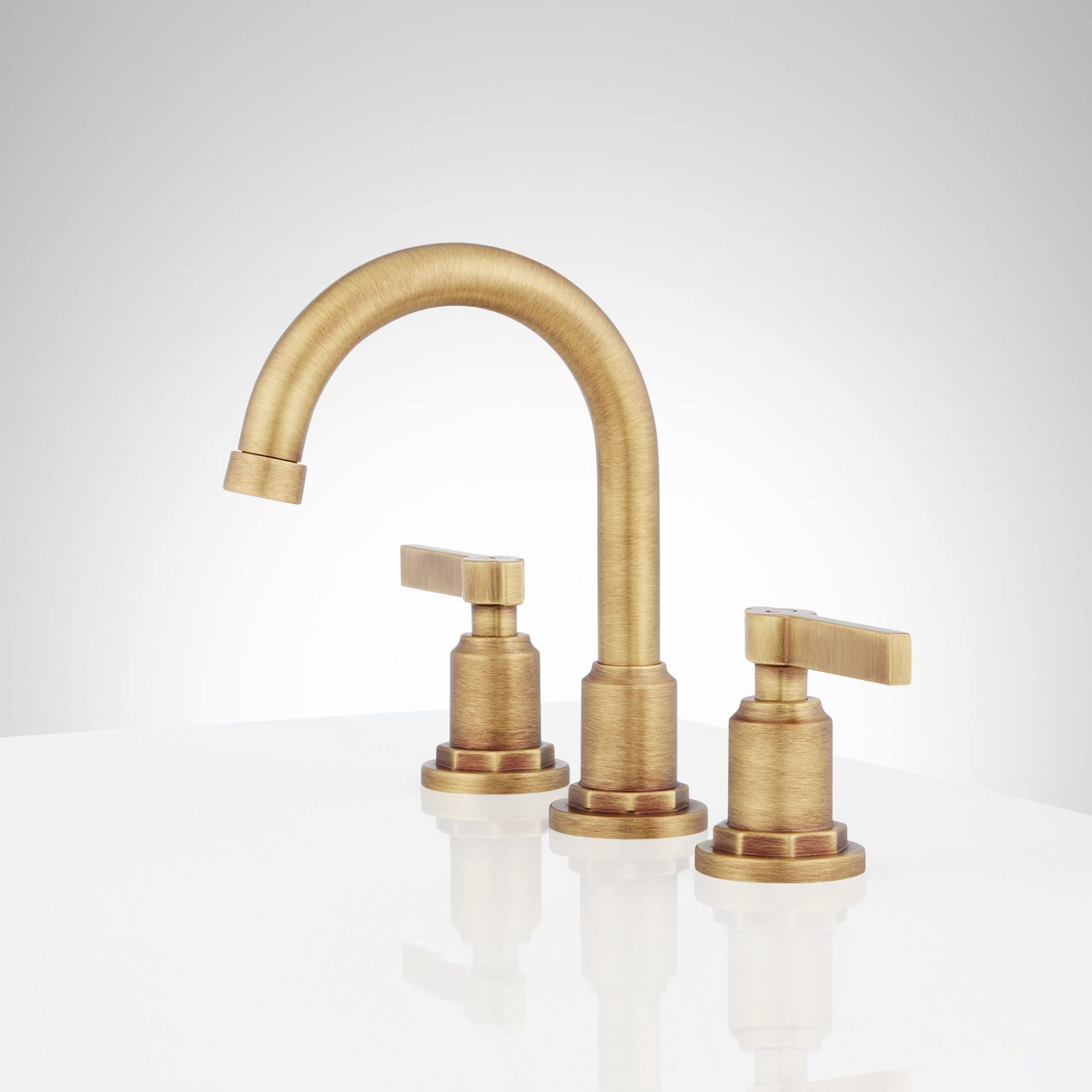 Robinet De Baignoire Signature Hardware Simoni 910185 - Bronze Frotté à L'huile, Montage Au Sol