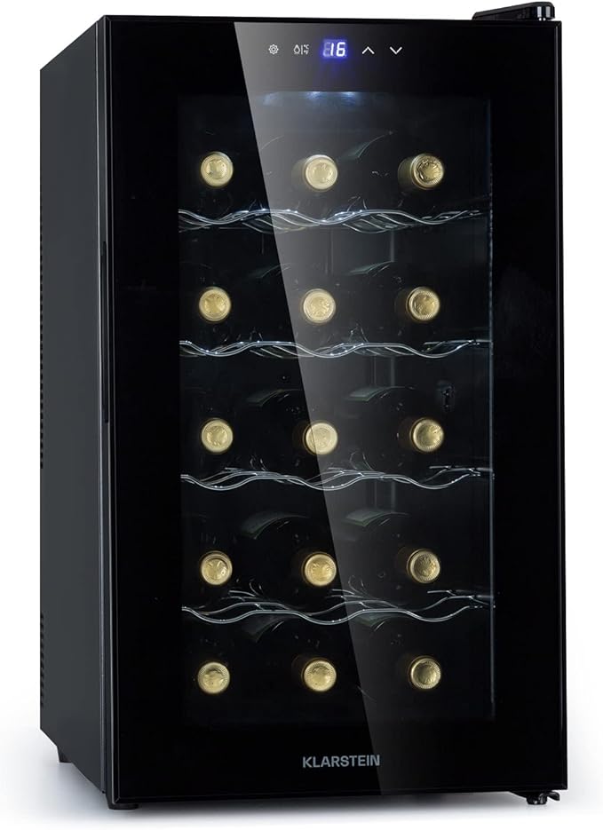 Klarstein FreeStanding Wine Cooler Drinks Fridge, Single Zone Wine