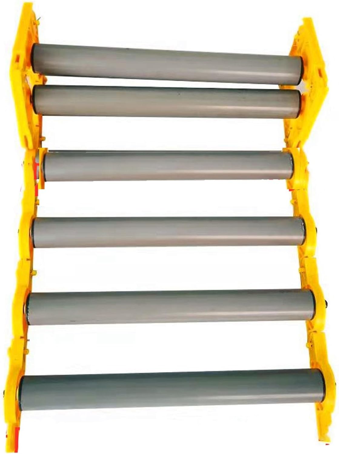 Portable Conveyor Belt Roller Shafts - 3' Long, 2'' Diameter, Flexible Rollers, Supports 330 LBs, Ideal for Temporary Conveyor Lines, Durable Replacement Parts