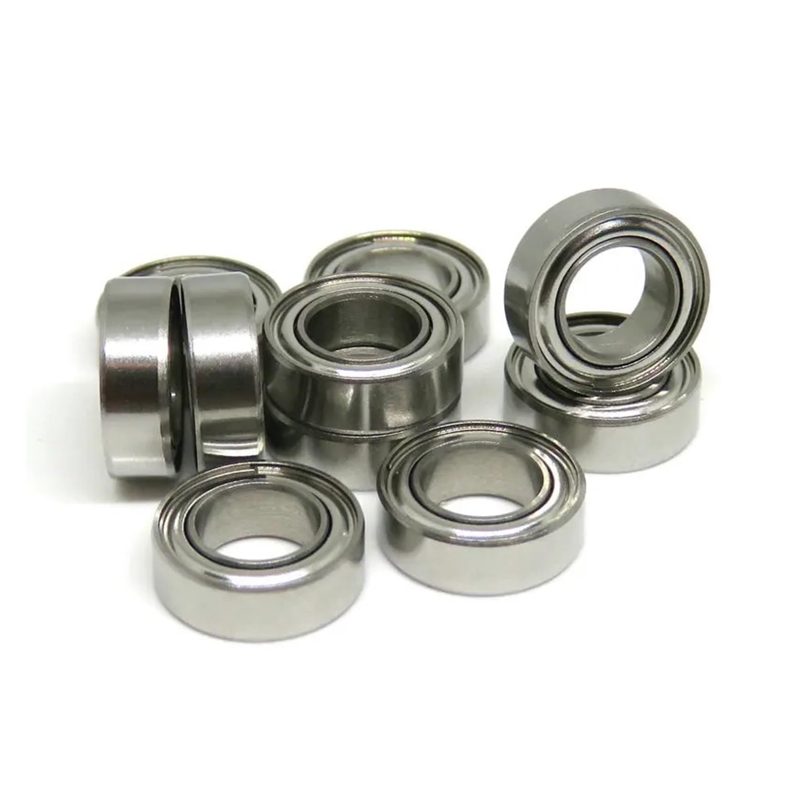 NOBIRTBSA 10pcs 4x7x2.5mm SMR74ZZ ABEC7 Hybrid Ceramic Ball Bearings MR74Z SMR74 SMR74C ZZ Z L740ZZ Reel Handle Bearings
