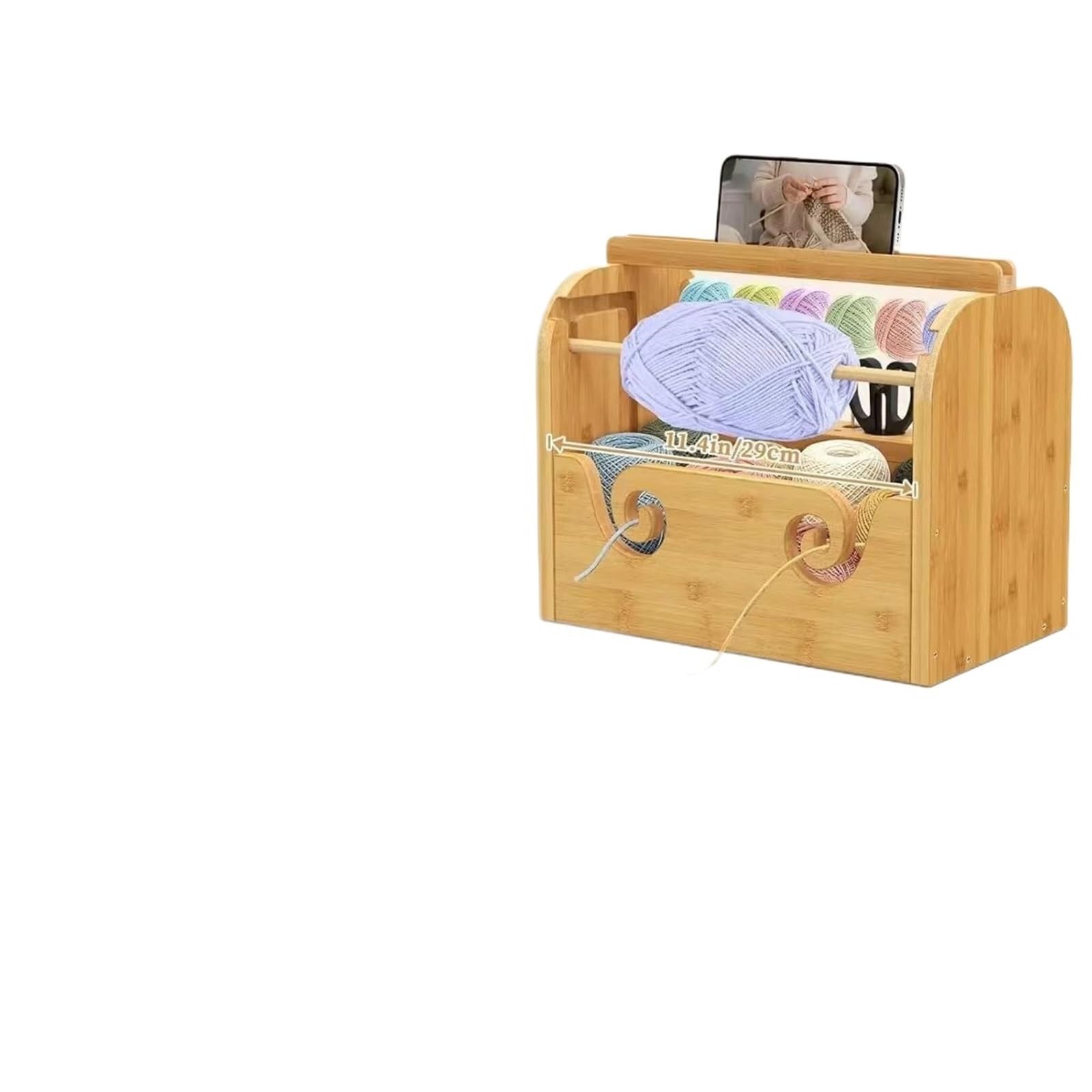 Porta gomitolo Portaoggetti for Filati con Supporto