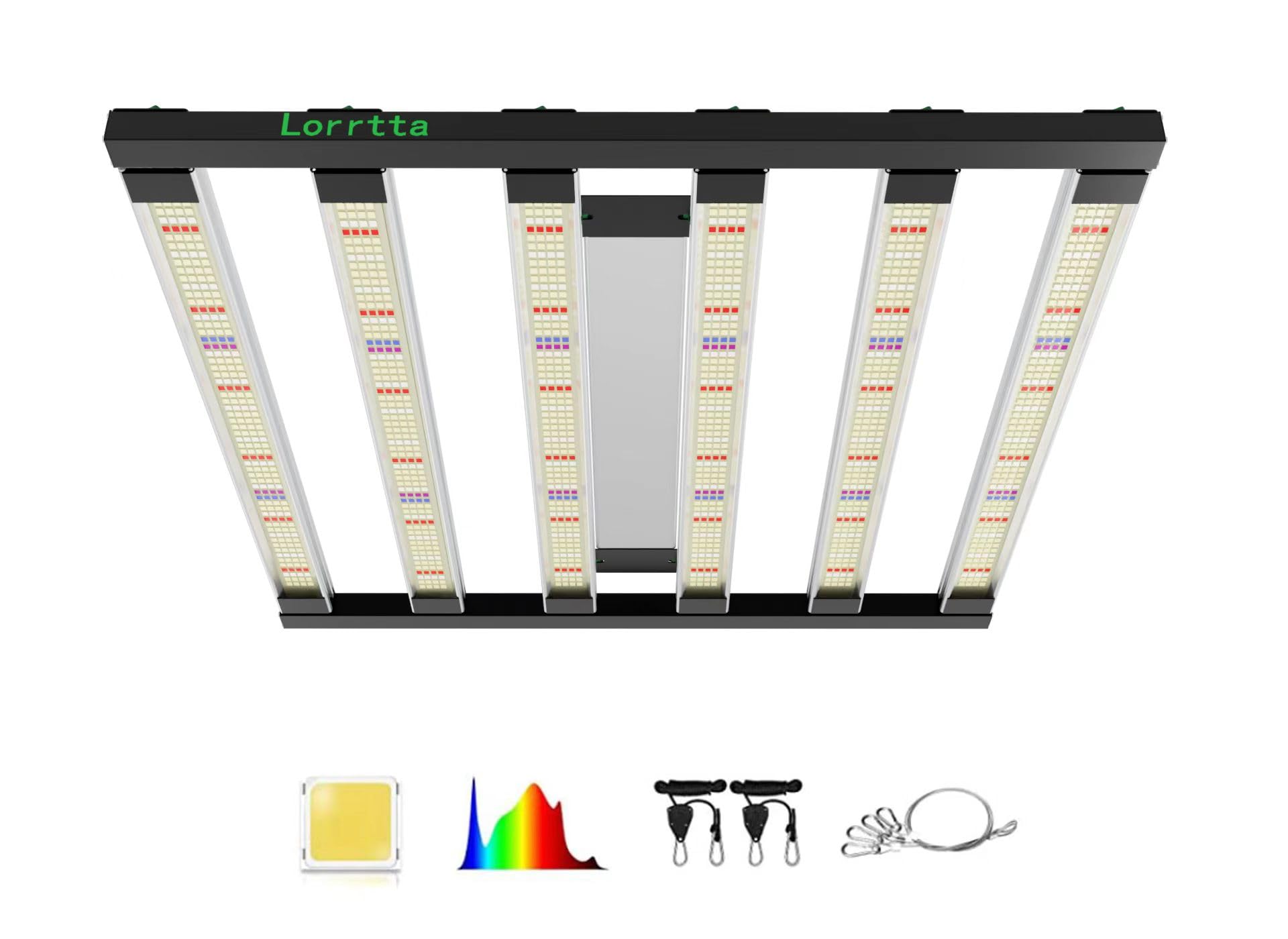 Lorrtta Y-4000 400W Plant Led Grow Light for Indoor Plants Daisy Chain Dimmable Grow Light with 281 & high Efficiency Driver Grow for 4x4ft Coverage Full Spectrum Growing Lamps