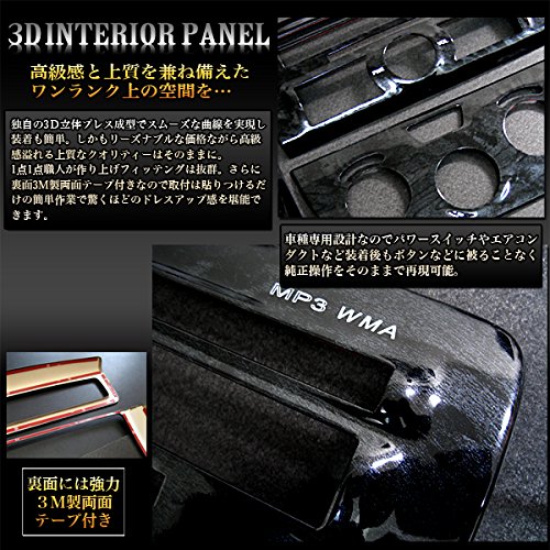 Amazon | bB20 bB QNC20 系 3D インテリアパネル パネル 黒木目