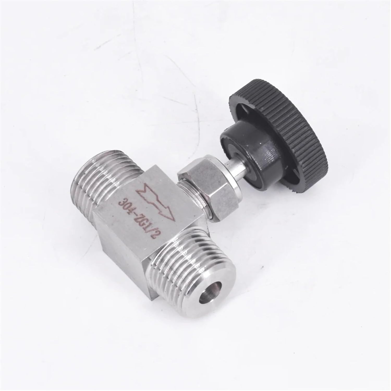 1/8" 1/4" 3/8" 1/2" BSP NPT Male Needle Valve Crane 304 Stainless Flow Control Water Gas Oil Propane (Size : 1/4 inch, Color : BSP)