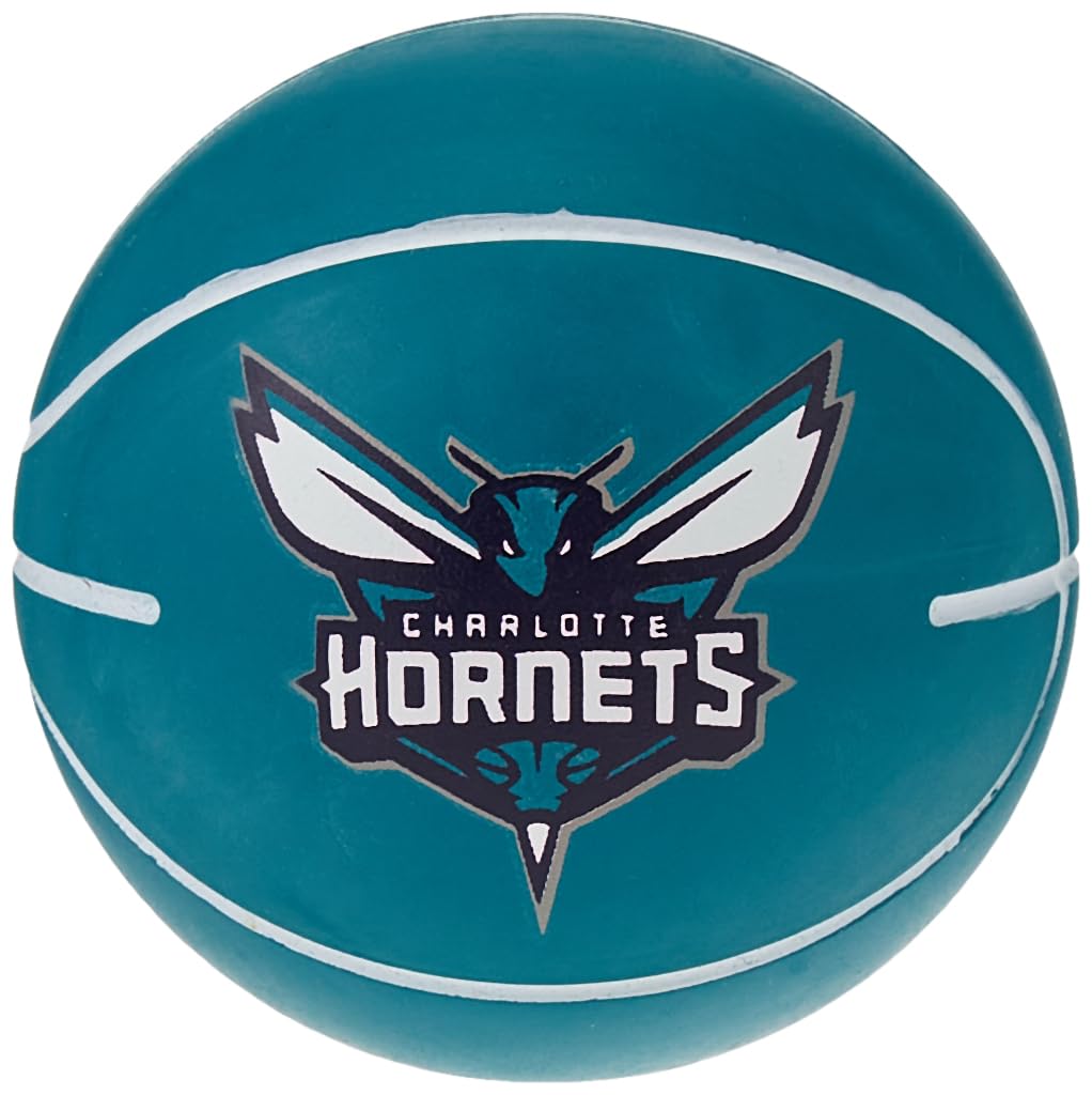 Wilson NBA Dribbler Charlotte Hornets Basketball, Size 6, Blue