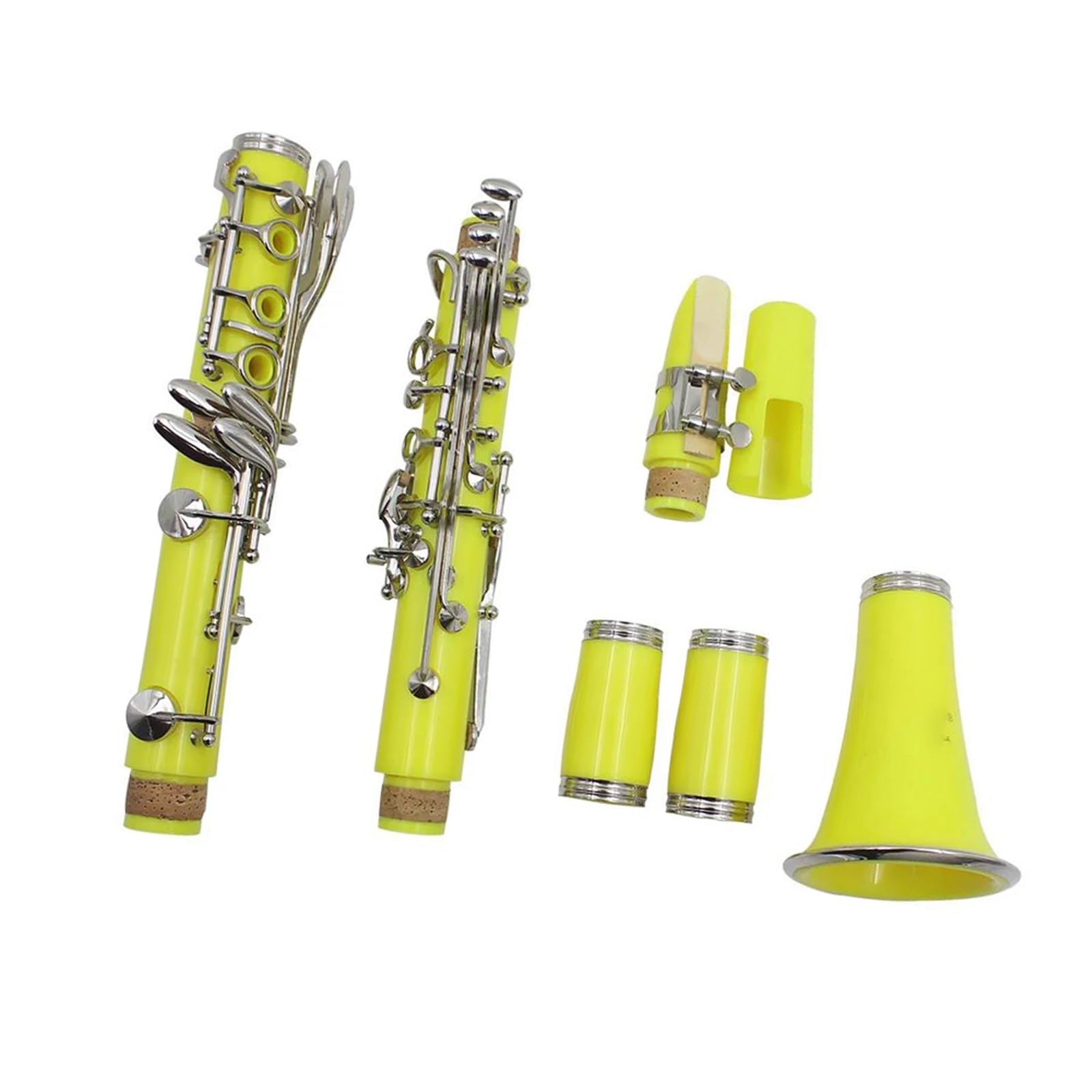 Clarinete De 17 Teclas Si Bemol Clarinete | Fabricado en baquelita, incluye accesorios para instrumentos.