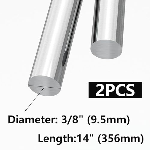 Miniatura 27 de Eoiips Varilla redonda de acero inoxidable 304 de 5/16 pulgadas de diámetro, barra sólida de 10 pulgadas de largo, para manualidades de metal