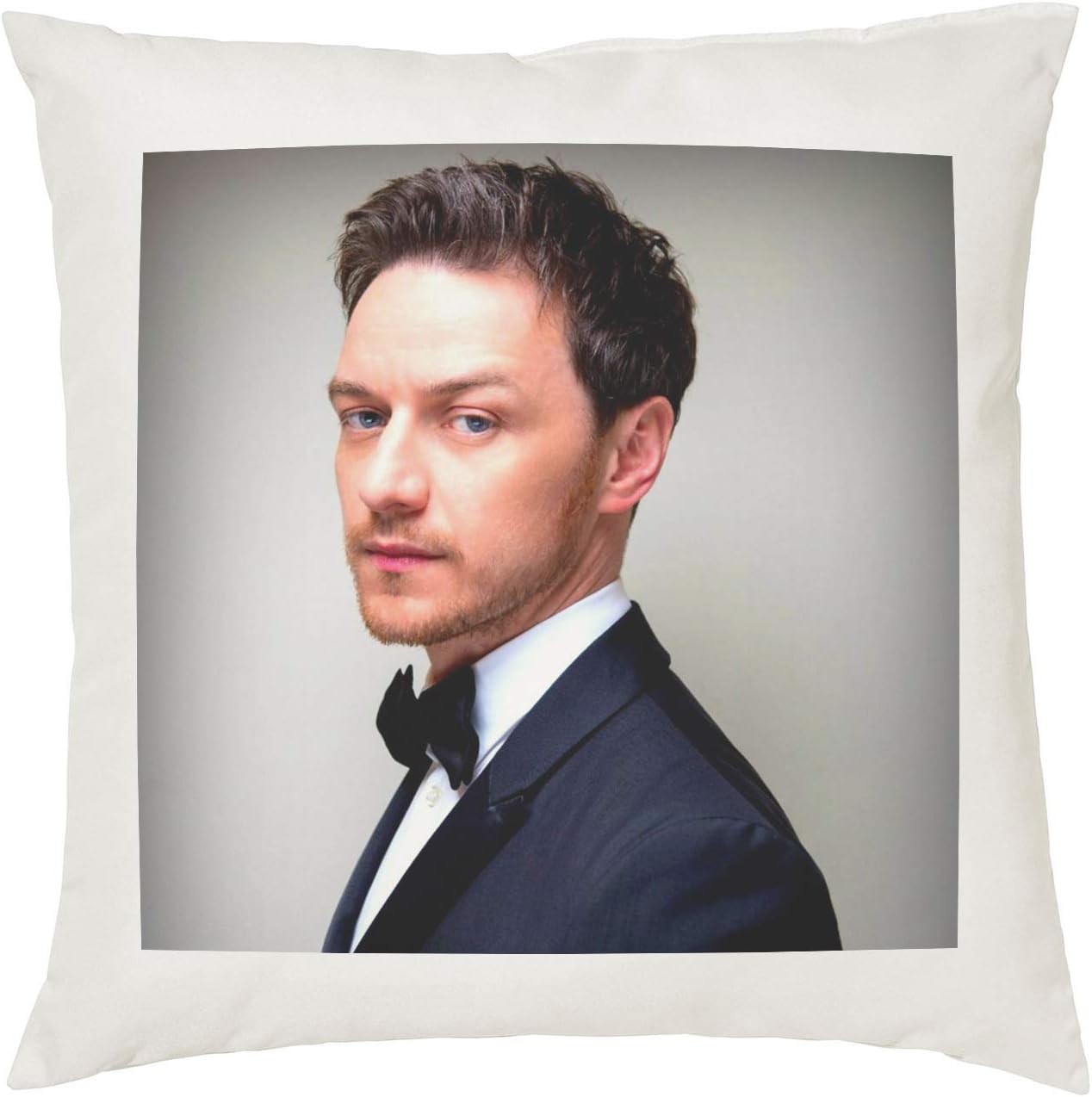 Stocking Fillers James McAvoy Cushion Pillow - Pop Art - 100% Cotton - Available with or without filling pad - 40x40cm (Cover only)