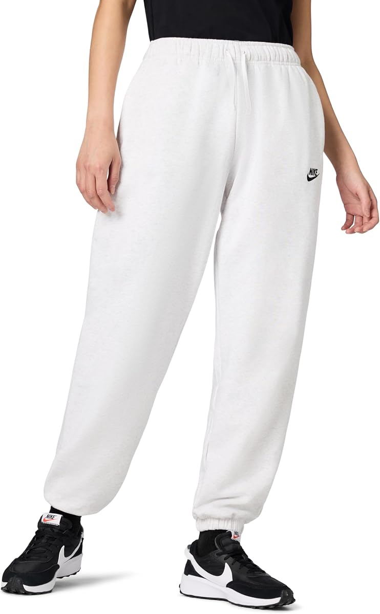 Nike Sportswear Club Fleece Pantalones deportivos extragrandes de talle medio para mujer