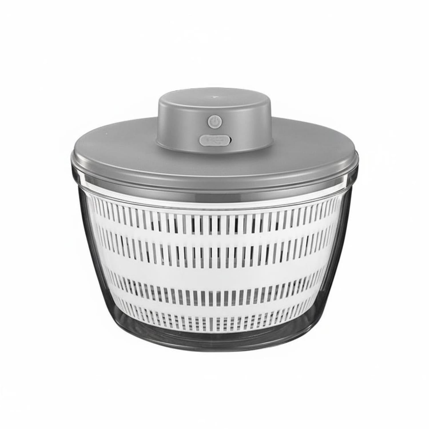 Quick Drying Electric Salad Dryer Food Grade Material S | Quick Drying Electric Salad Dryer Food Grade Material Single-Press Vegetable Multifunctional Automatic Lettuce Multipurpose-image-28
