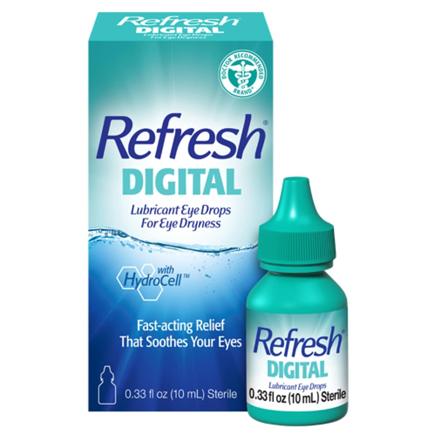 Refresh Digital Lubricant Eye Drops 0 33 Fl Oz Pack of 1