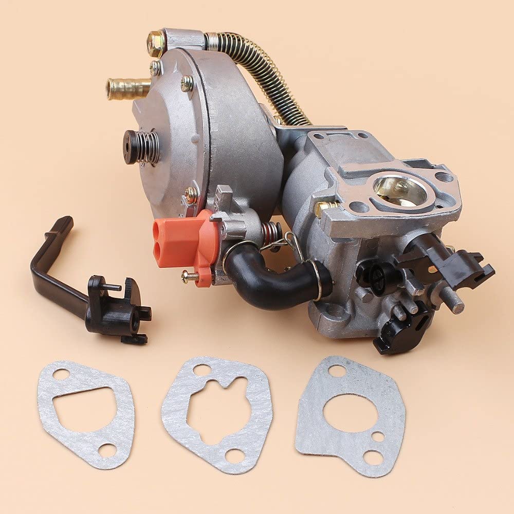 Carburadores GENERADOR GENSET para GX160 168F EC2500 para C/CL/CX Series Gasolina/LPG/CNG Kit DE CONVERSIÓN DE CARBURADOR DE Combustible Dual Conjunto Carburador