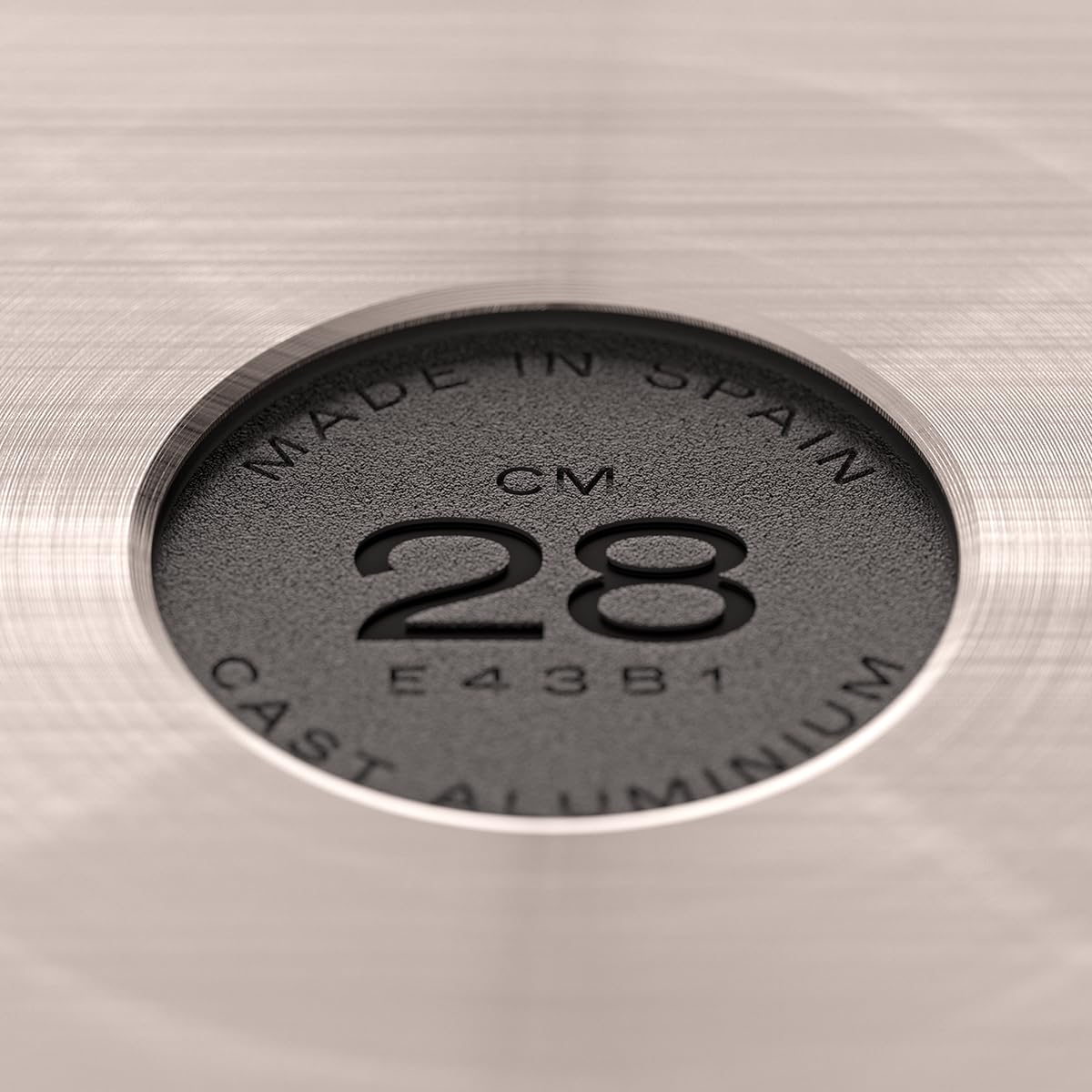 Valira Aire - Crepera Premium de 28 cm hecha en España, aluminio fundido con antiadherente reforzado, no apta para inducción